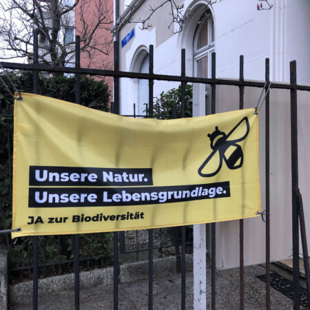 Linguistic Landscape Plakat Biodiversität