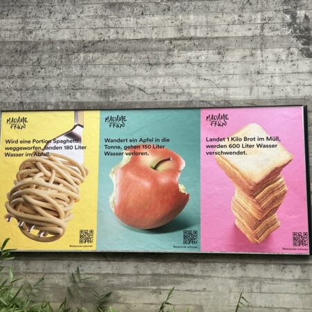 Linguistic Landscape Werbeplakat