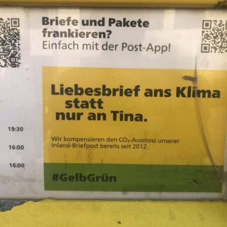 Linguistic Landscape Postbriefkasten