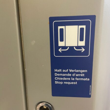 Linguistic Landscape Halt auf Verlangen